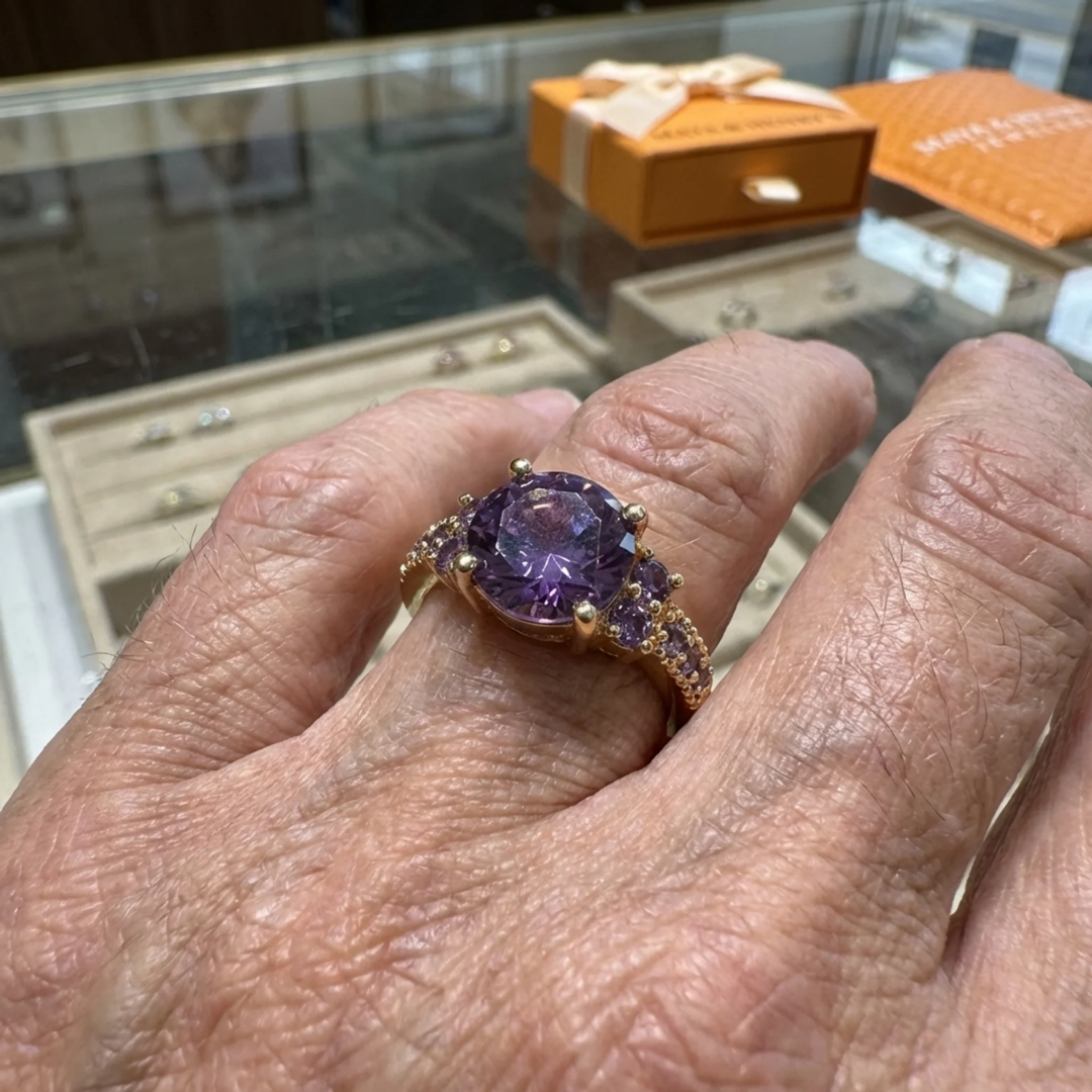 Celia Virelyn Ring | Rose gold