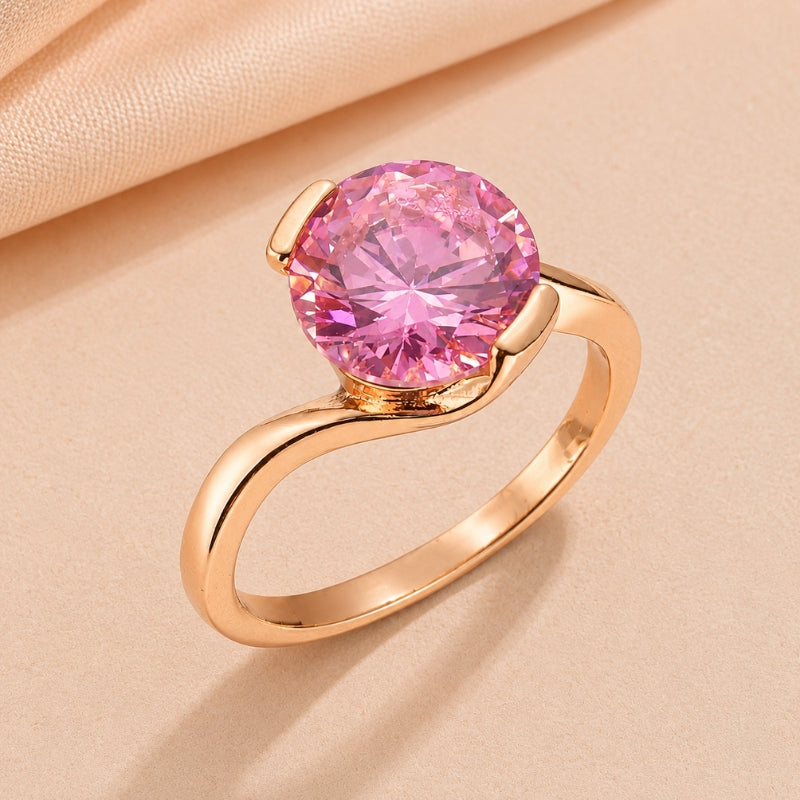 Tidløs Ring med Krystalsten