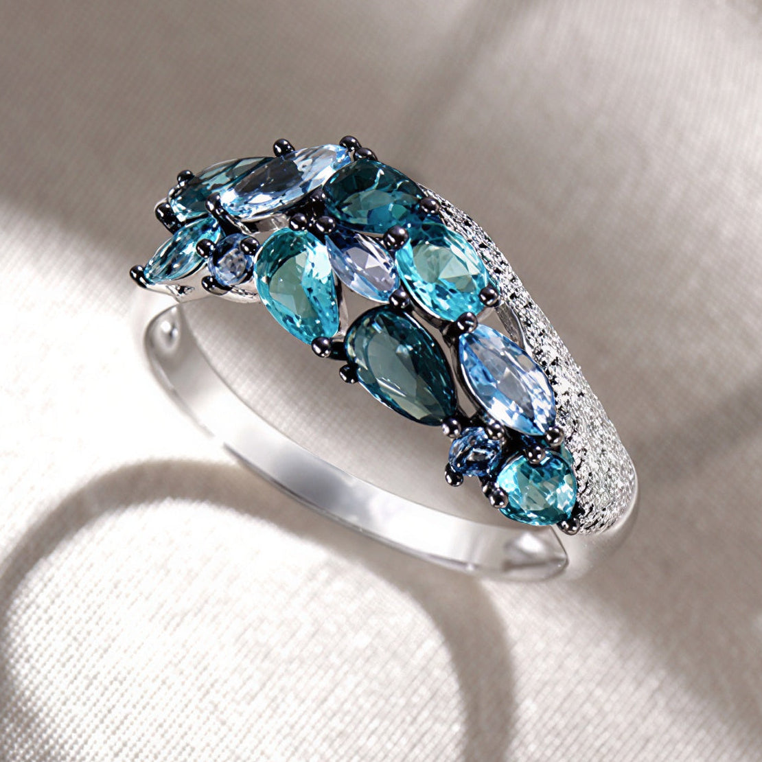 OCEANS ARC RING