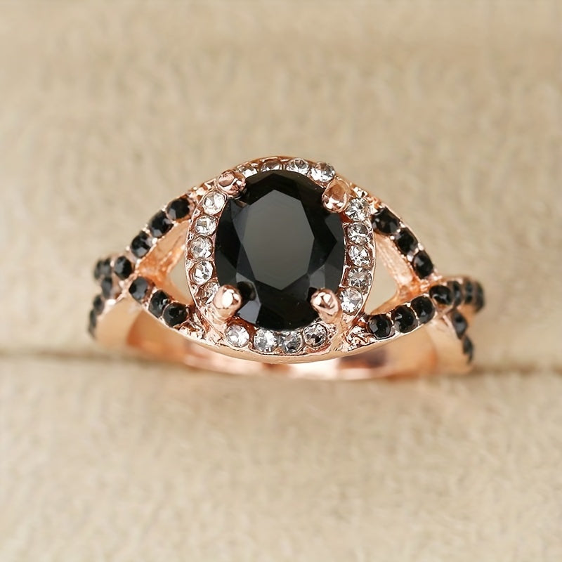 Luksusring i Onyx
