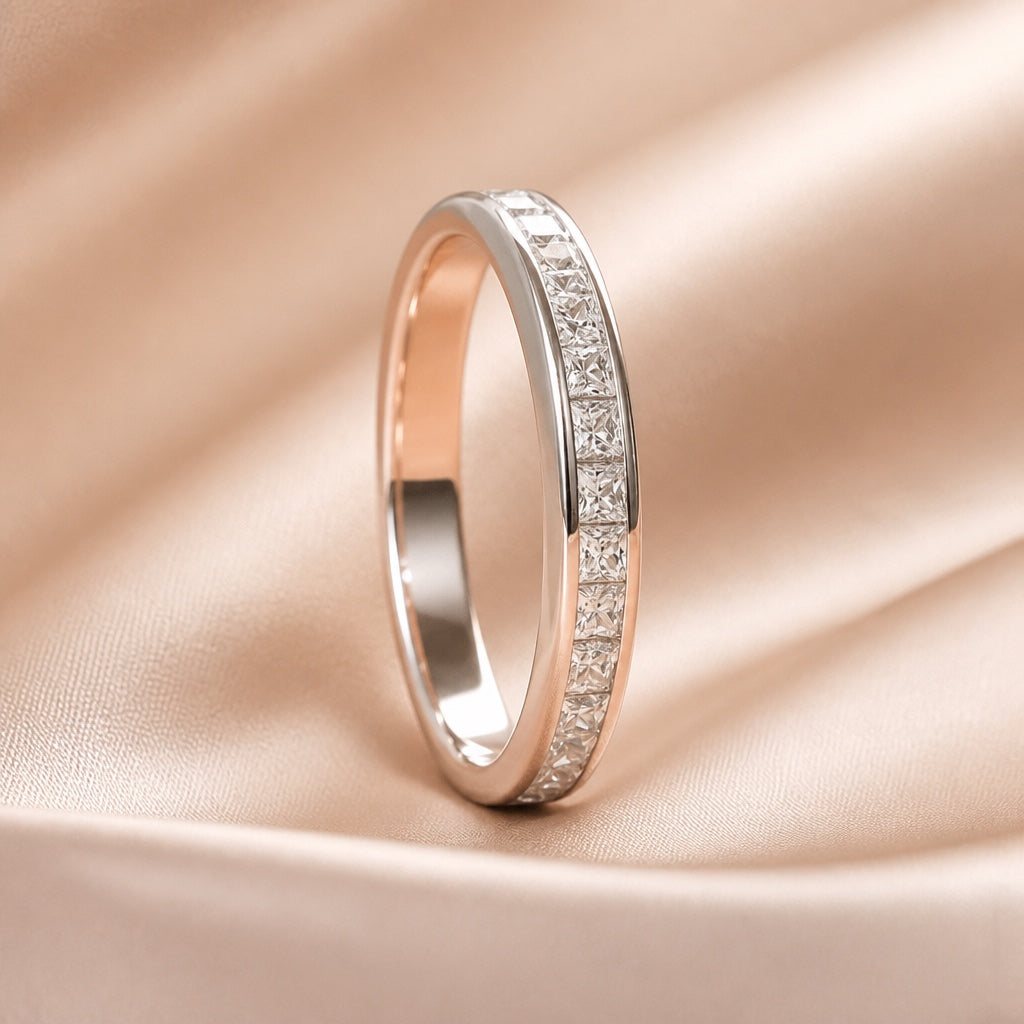 Hvidguld Luksus Zirkon Indlagt Ring