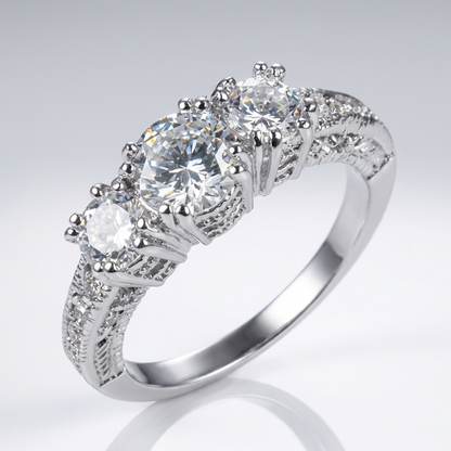 SØLVTRINITYRING