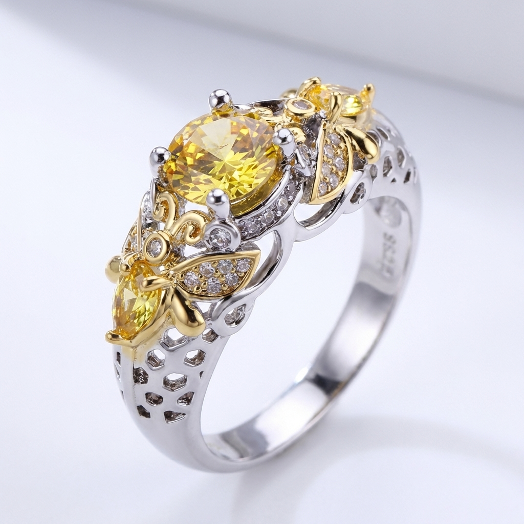 GOLD BLOSSOM KRING