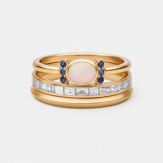 Theresa – Opal & Guld Ring