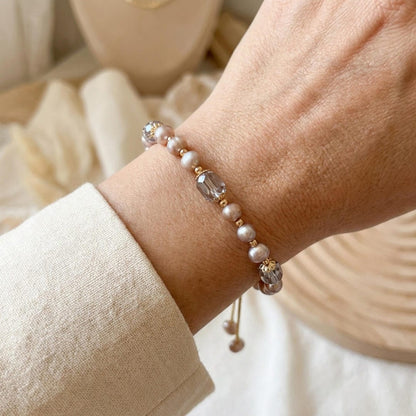 Luna Perle justerbart armbånd