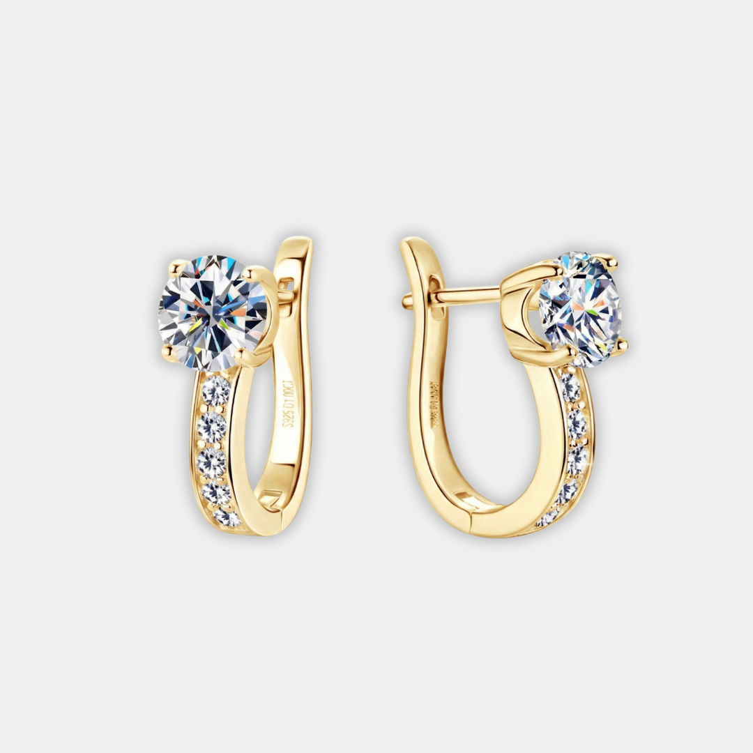 Huggies Moissanite Channel