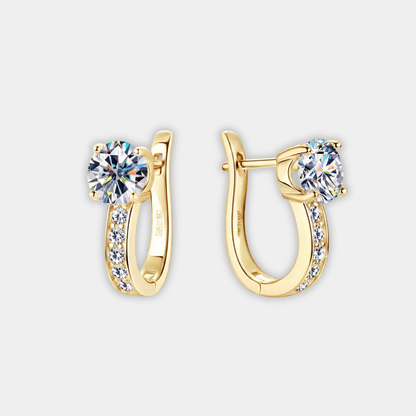 Huggies Moissanite Channel