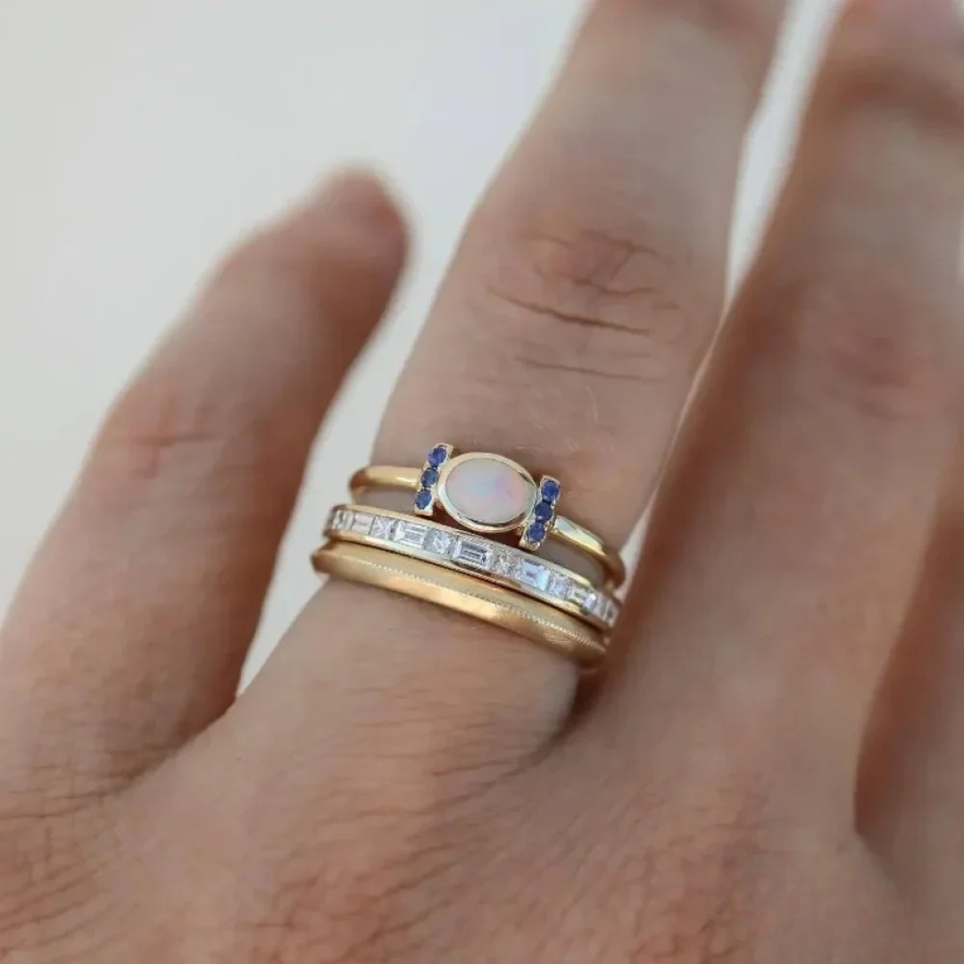 Theresa – Opal & Gold Ring