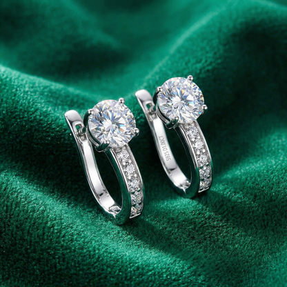 Huggies Moissanite Channel