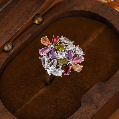 FARVERIGE BLOMSTERBLADE RING