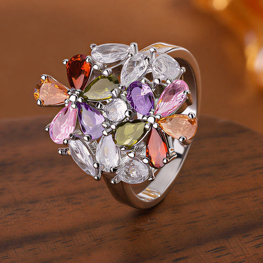 FARVERIGE BLOMSTERBLADE RING