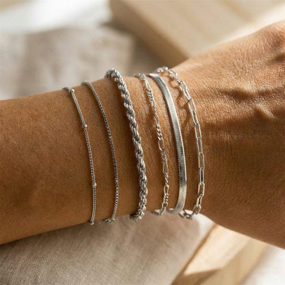 Boho Retro cubansk armbåndssæt