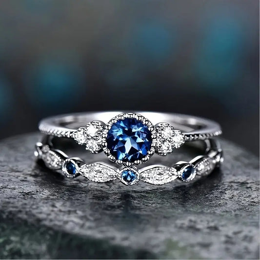 Avelisse Moraziel Gold Ring Set