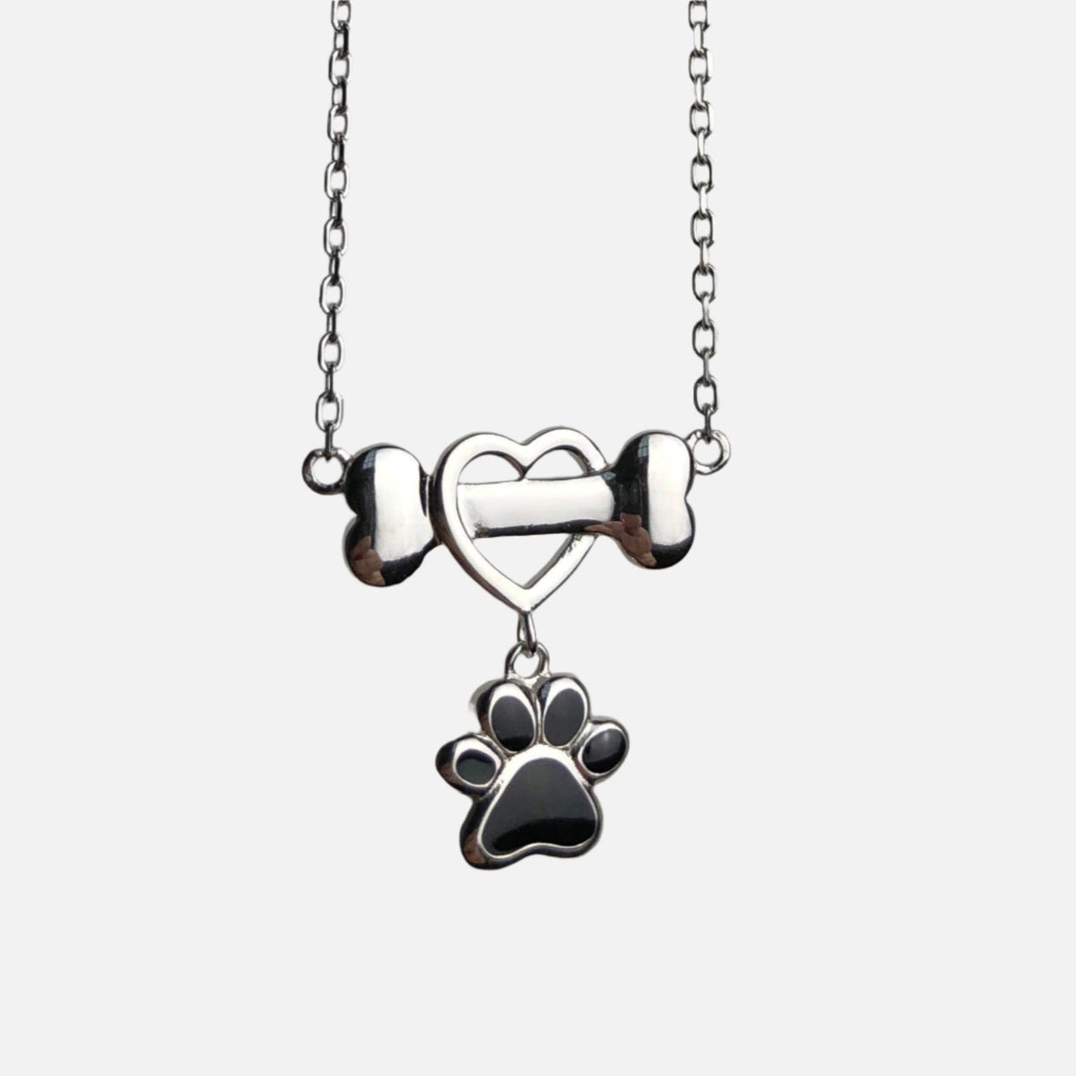 Delicious stainless steel collar for dog paws
