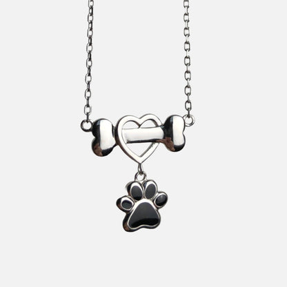 Delicious stainless steel collar for dog paws