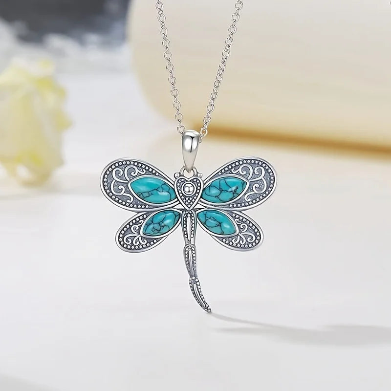 Dragonfly Dreams sølvvedhængshalskæde