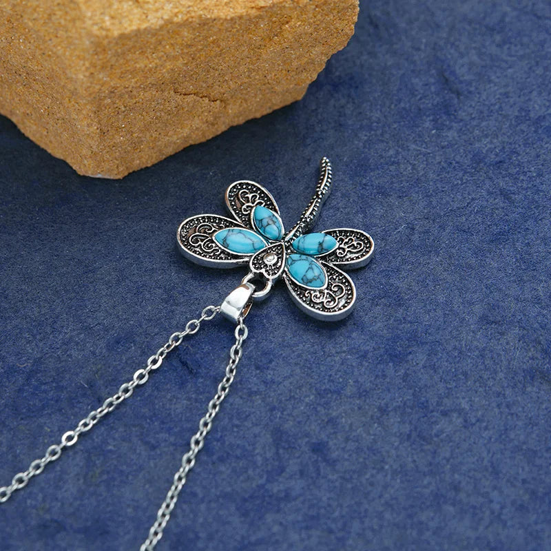 Dragonfly Dreams sølvvedhængshalskæde