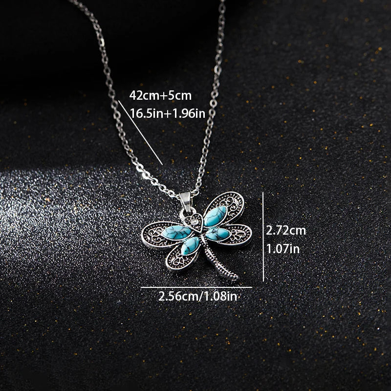 Dragonfly Dreams sølvvedhængshalskæde