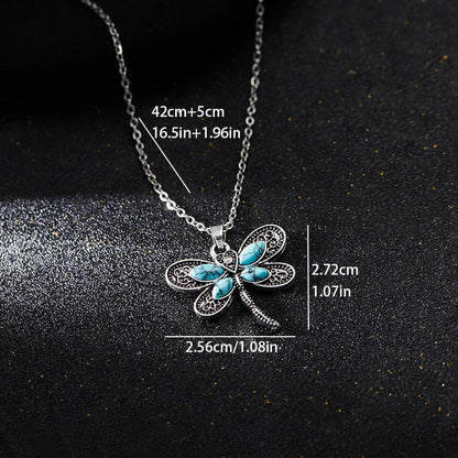 Dragonfly Dreams sølvvedhængshalskæde