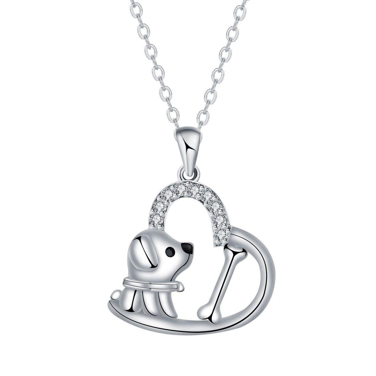 Heart Pendant Dog Collar