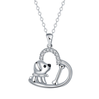 Heart Pendant Dog Collar