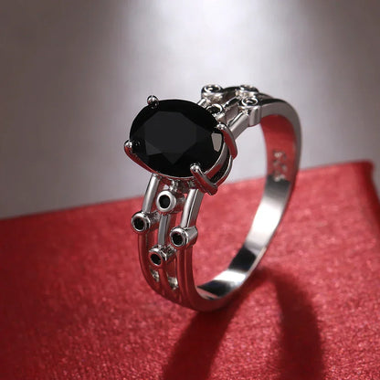 Noir Klassisk Zirconia Skønhedsring
