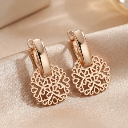 Elegant mandala-hollow earrings