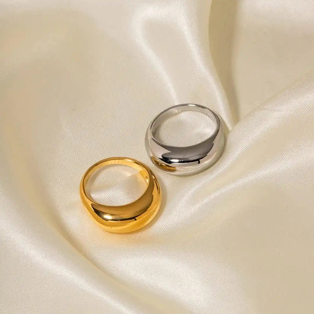 Timeless Golden Arch Ring