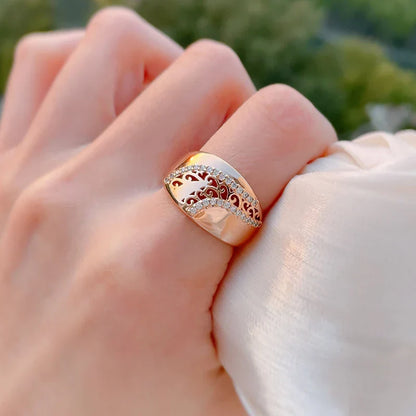 Prestigious Matching Weaver Ring