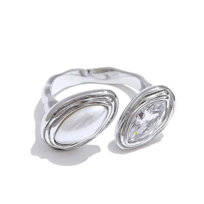 Dobbelt Marquise Bypass Ring