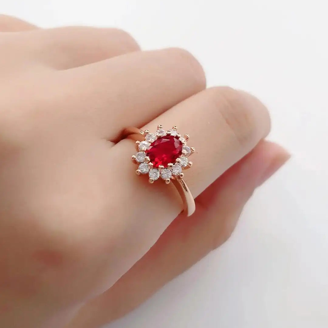 Arvestykke Halo Statement Ring