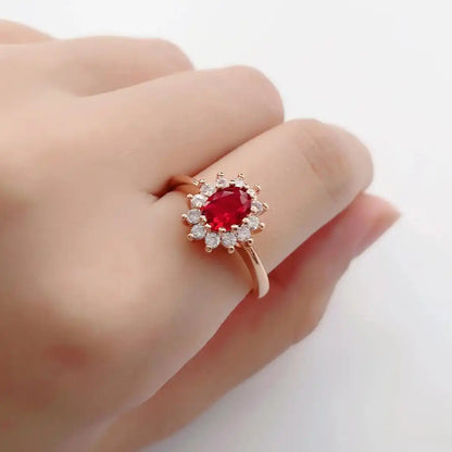 Arvestykke Halo Statement Ring