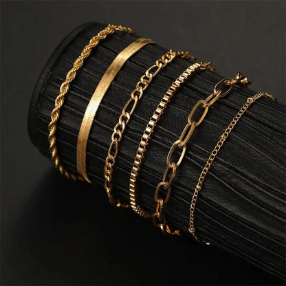 Boho Retro cubansk armbåndssæt
