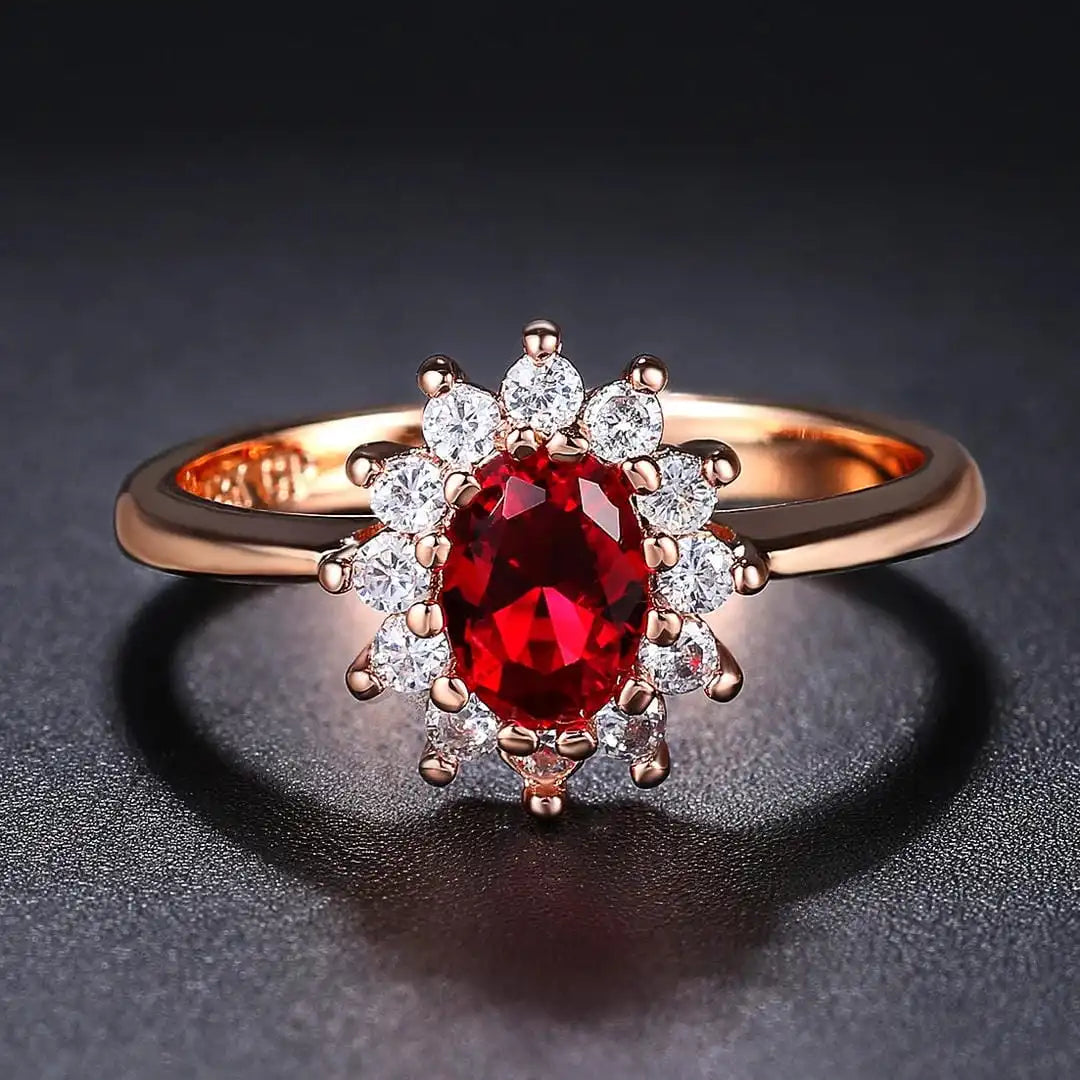 Arvestykke Halo Statement Ring