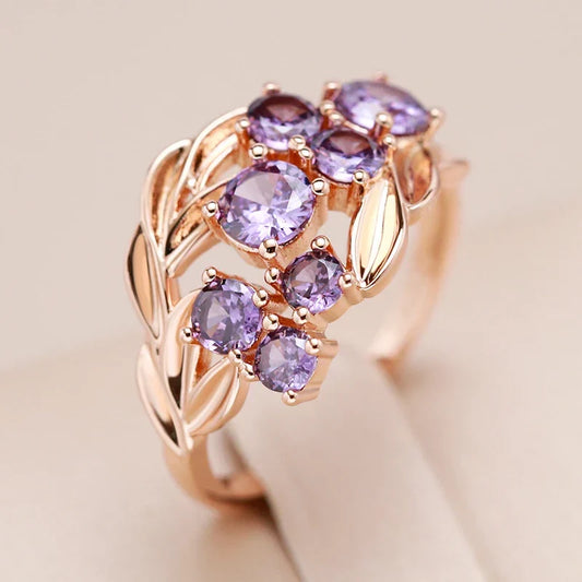 Violette Perleklase Ring