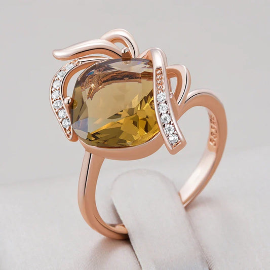 Ethereal Amber Krystalring
