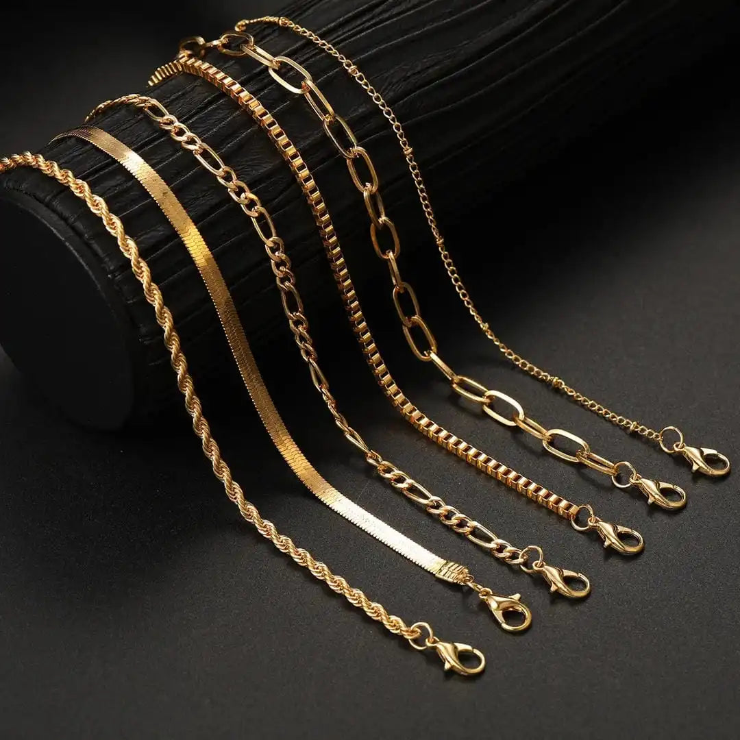 Boho Retro cubansk armbåndssæt