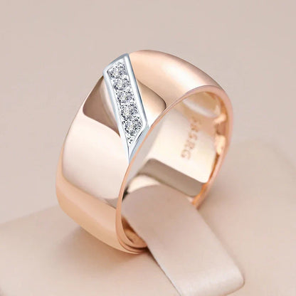 Timeless Multi-Zirconia Smooth Ring