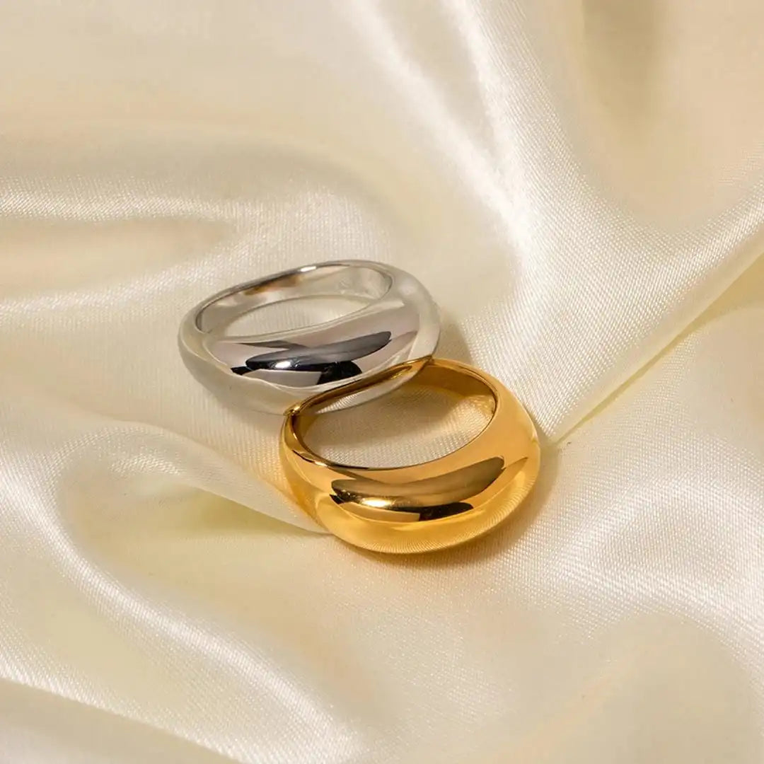 Timeless Golden Arch Ring