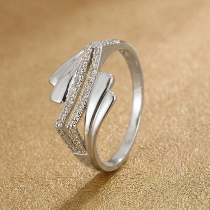 Prestige Geometric Cross Ring