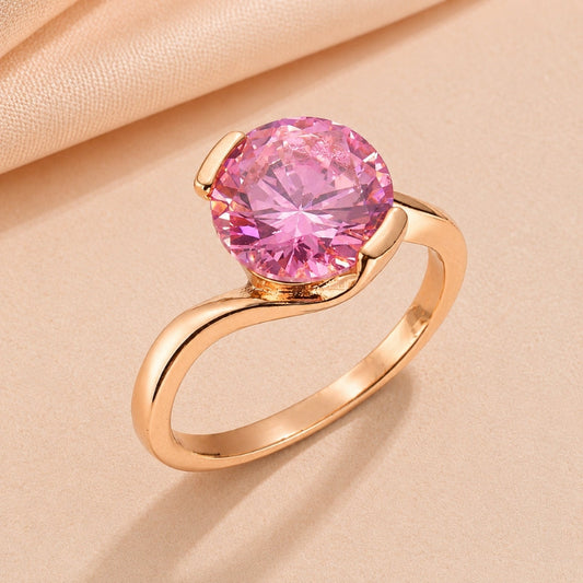 Tidløs Ring med Krystalsten