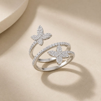 Lavish Butterfly Ring