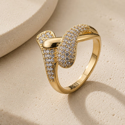 Timeless Ring with Micro Zirconia