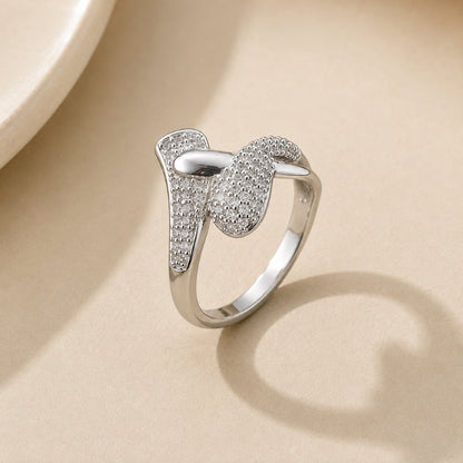 Timeless Ring with Micro Zirconia