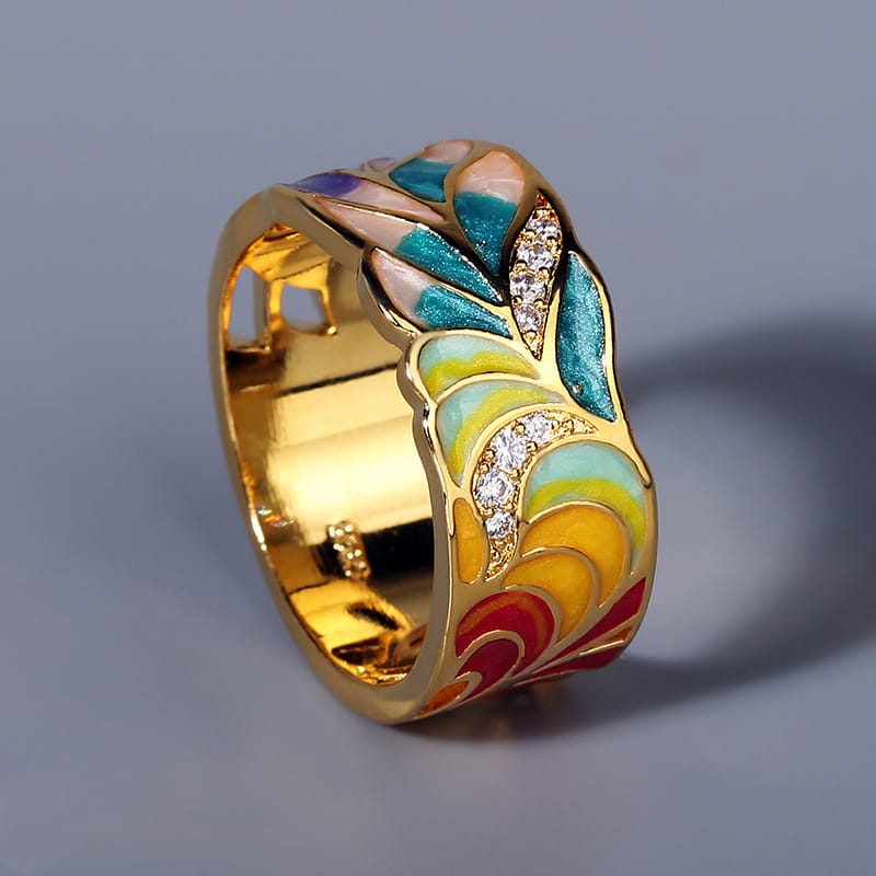 AURORA MOSAIC RING