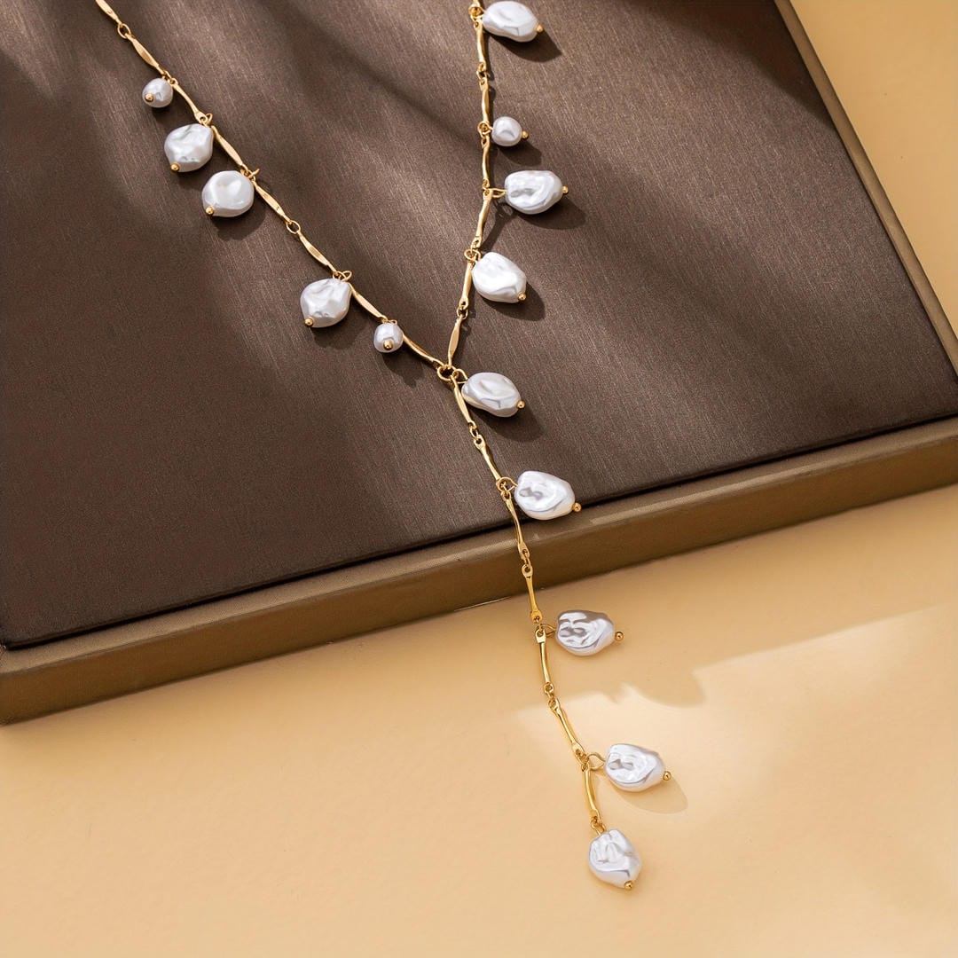 Pearl Cascade Y-halskæde
