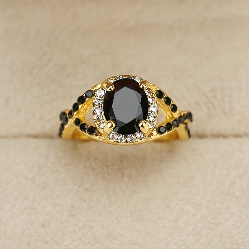 Luksusring i Onyx