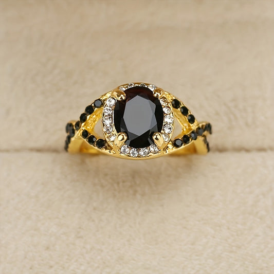 Luksusring i Onyx