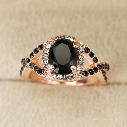 Luksusring i Onyx