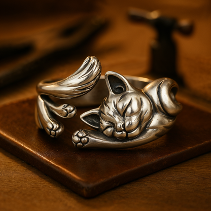 Sleeping cat ring